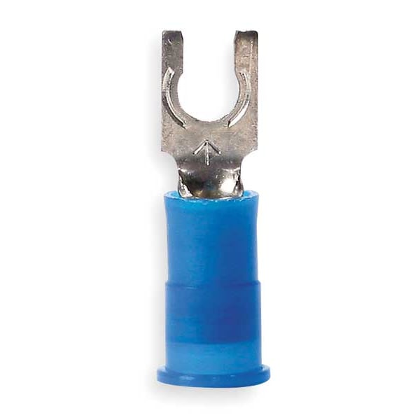 16-14 AWG Nylon Locking Fork Terminal #8 Stud PK100