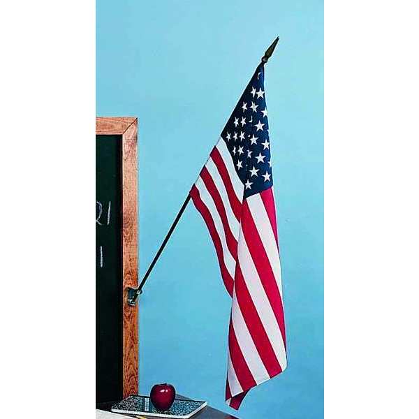 US Classroom Flag, 12x18in, Nylon, PK12