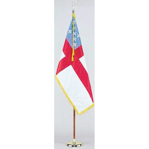 Episcopal Flag Set W/base, Nylon