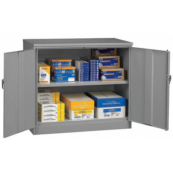 22 ga. Carbon Steel Storage Cabinet, 36 in W, 42 in H, Stationary