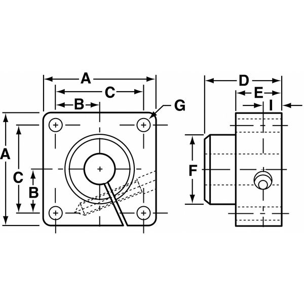 Shaft Support, 1.250 In Bore, 1.380 In H