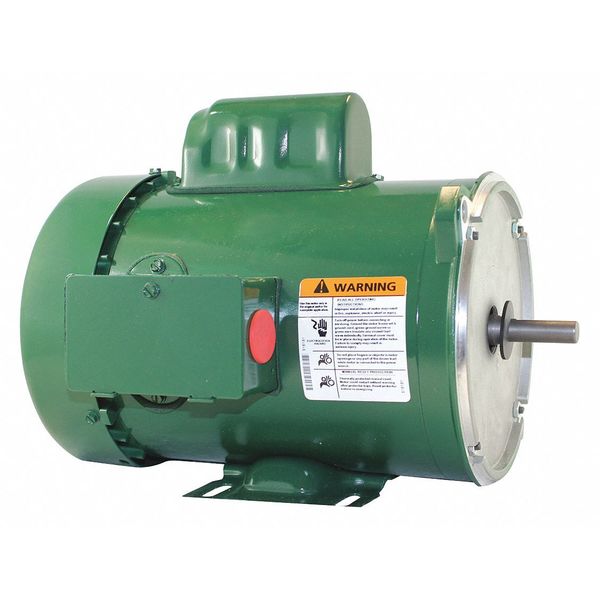 Auger Drive Motor, Capacitor-Start, 3/4 HP, 115/230V AC, 1,725 Nameplate RPM, 56YZ Frame