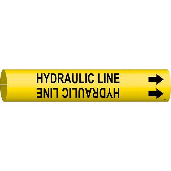 Pipe Mrkr, Hydraulic Line, 2-1/2to3-7/8 In