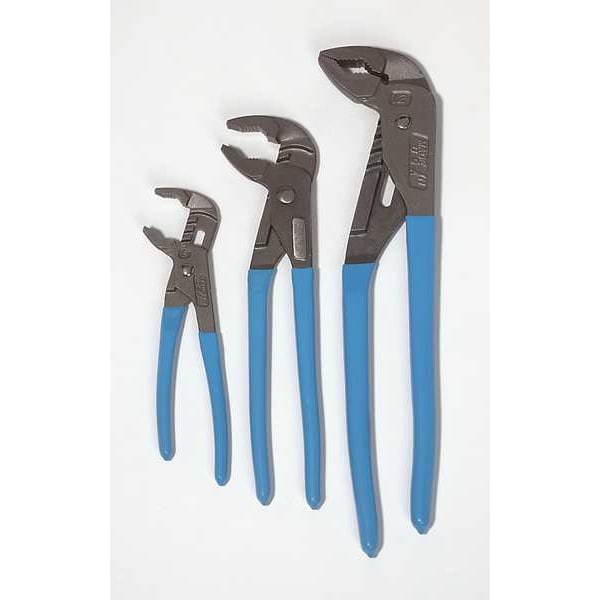 2 Piece Griplock Plastic Grip Tongue and Groove Plier Set Ergonomic Handle