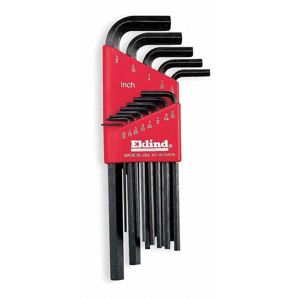 22-Piece Hex Key Set, Combination Hex-L, Metric and SAE, Plastic Holder, 10222