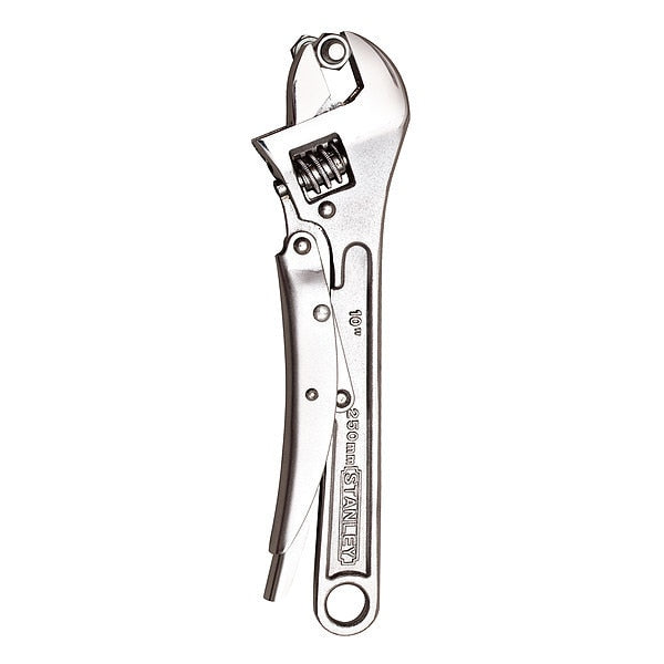 10 in Plain Grip Locking Adjustable Wrench