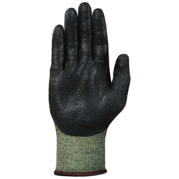 Cut Resistant Gloves, Green/Black, M, PR