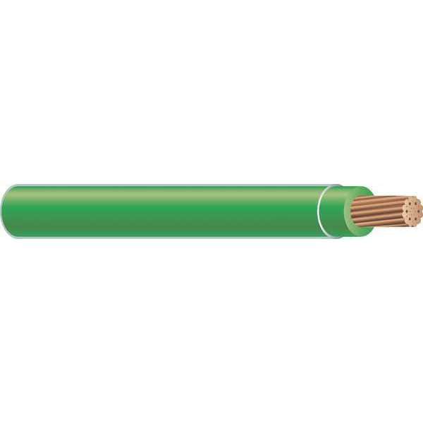 Building Wire, THHN, 4/0, 500 ft, Green, Nylon Jacket, PVC Insulation
