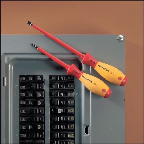 Insulated Screwdriver Set, Slotted/Phillips, 4 pcs