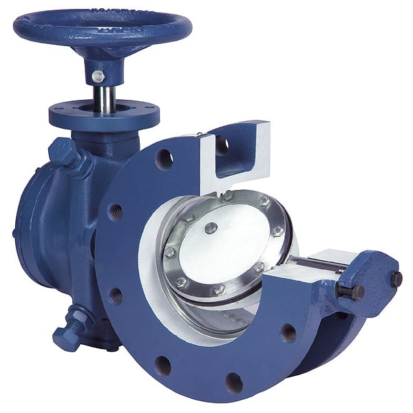 ButterflyValve, Flanged, 10 In, Actuated, CI
