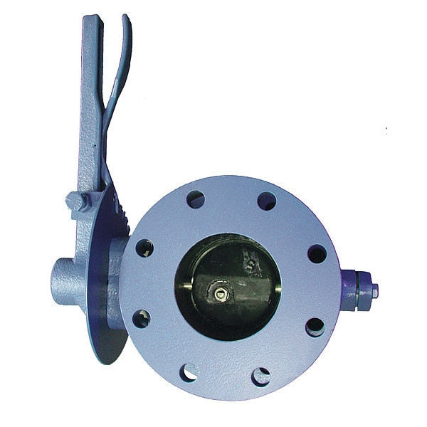 Butterfly Valve, Flanged, 6 In, Locking
