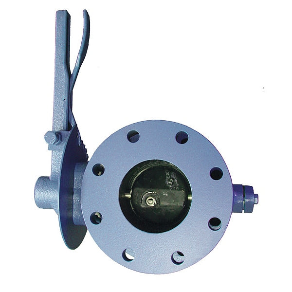 Butterfly Valve, Flanged, 4 In, Locking