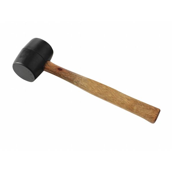 Mallet, Rubber, 13 Oz, Wood