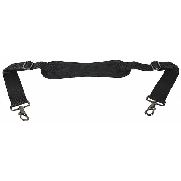Adjustable, Padded Tool Bag Shoulder Strap, Black