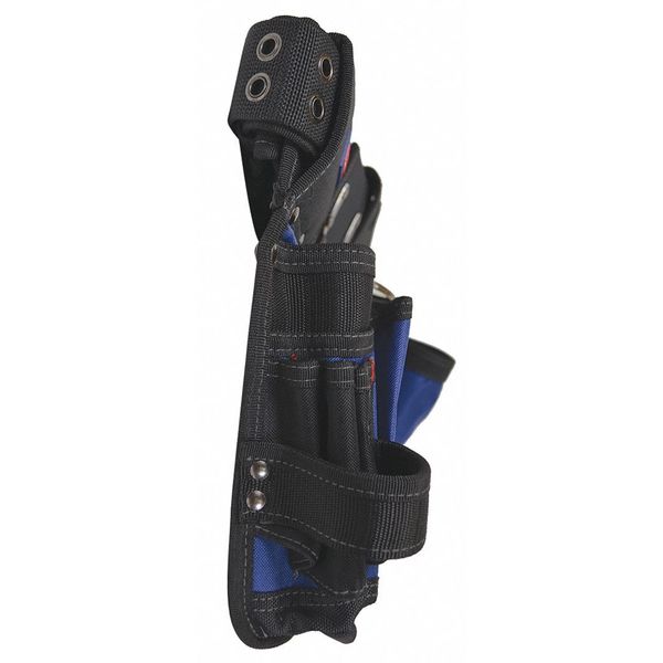 Black Polypropylene Work Belt; Tool Belt, 17 Pockets