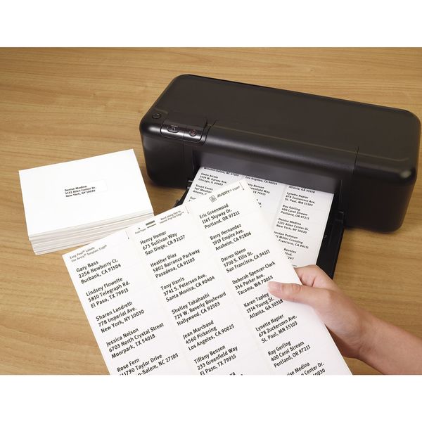 AveryÂ® Easy PeelÂ® Address Labels for Inkjet Printers 8160, 1