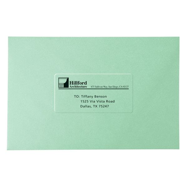 AveryÂ® Clear Easy PeelÂ® Address Labels for Inkjet Printers 8660, 1