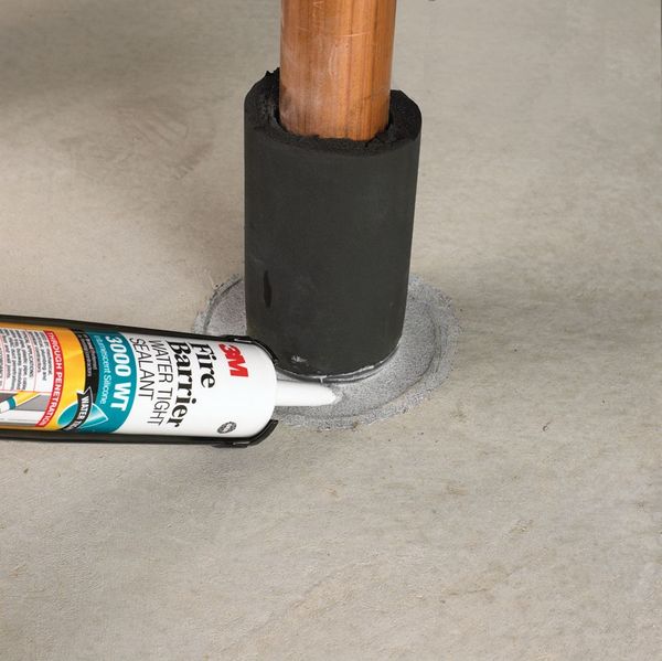 Fire Barrier Sealant, Gray, 4.5 gal
