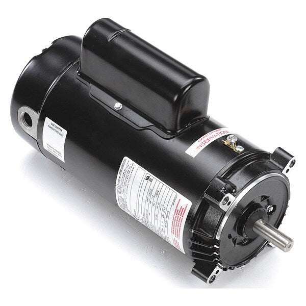 Pool Pump Motor, Capacitor-Start/Run, 1 1/2 HP, 56C Frame, 3,450 Nameplate RPM