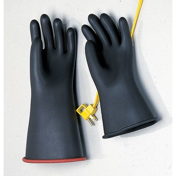 Electrical Gloves, Class 0, Black, Sz 9, PR
