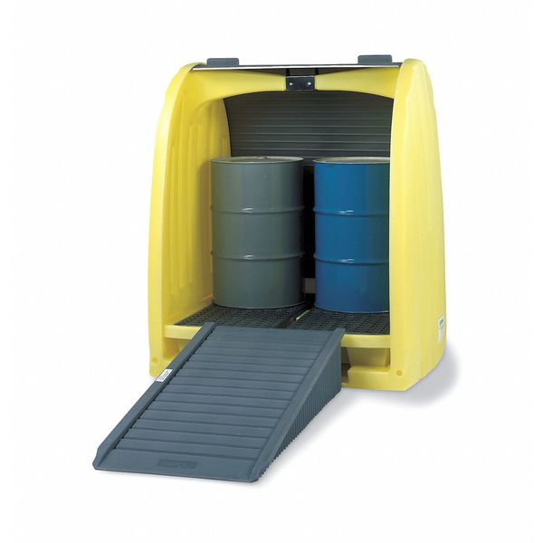 Spill Platform Ramp, Black, 1000 lb.
