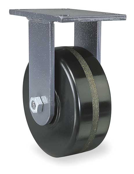 Plte Caster, Rgd, Phenolic, 10 in., 2900 lb.