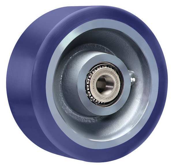 Caster Wheel, Polyurthane, 10 in., 5000 lb.