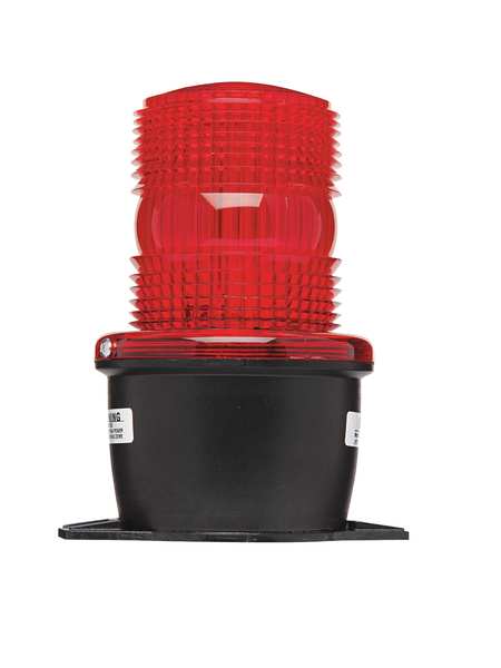 Low Profile Warning Light, Strobe, Red