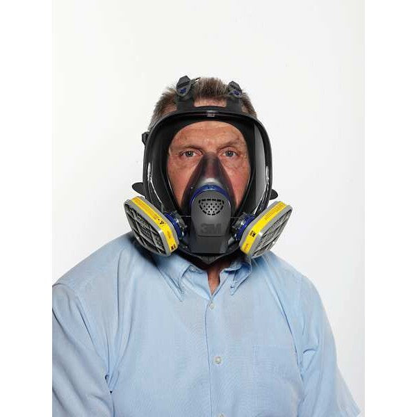 Ultimate FX Full Facepiece Reusable Respirator, FF-400 Series, Includes Speaking Diaphragm, Black, L