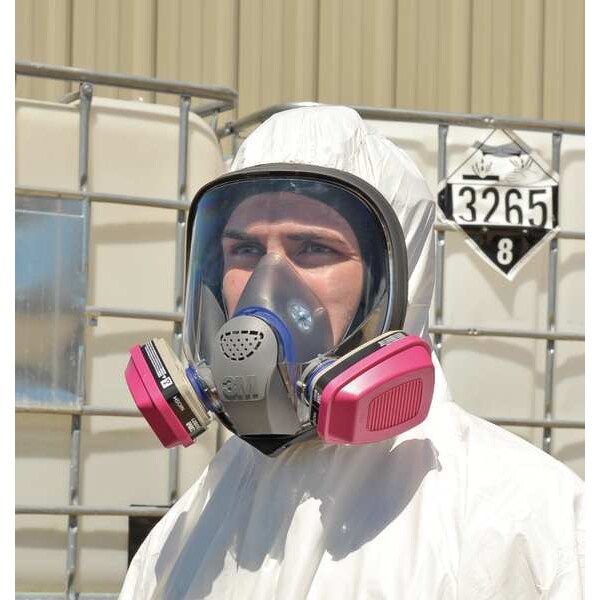 Ultimate FX Full Facepiece Reusable Respirator, FF-400 Series, Includes Speaking Diaphragm, Black, L