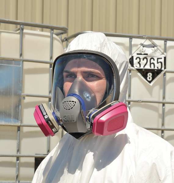 Ultimate FX Full Facepiece Reusable Respirator, FF-400 Series, Includes Speaking Diaphragm, Black, M