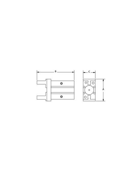 Linear Guide Air Gripper, Parallel