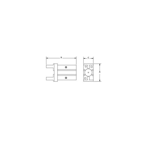 Linear Guide Air Gripper, Parallel