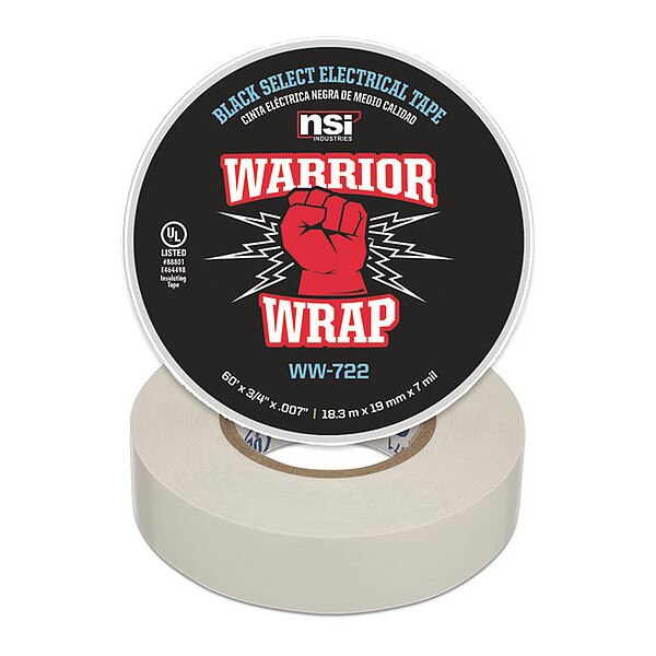 Electrical Tape, 7 mil, White
