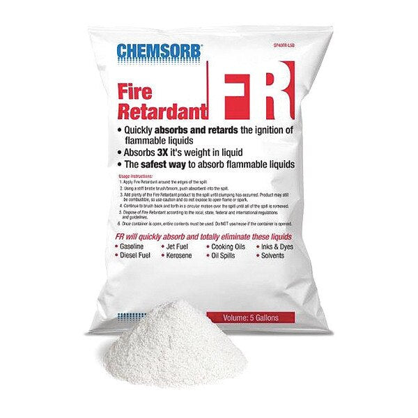 Flammable Liquid Absorbent, 5Gal Bag