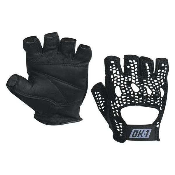 Mesh Backed Lifting Gloves, Black, X Large, 2 Pairs/Case