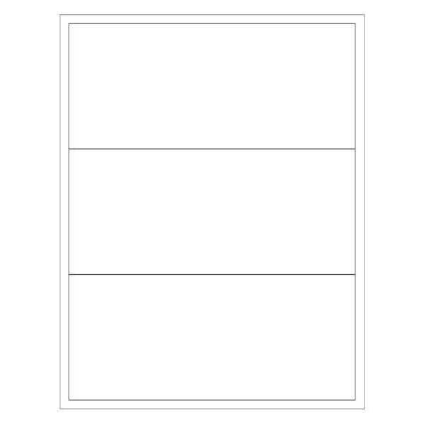 Tape LogicÂ® Laser Labels, Rectangle, 8