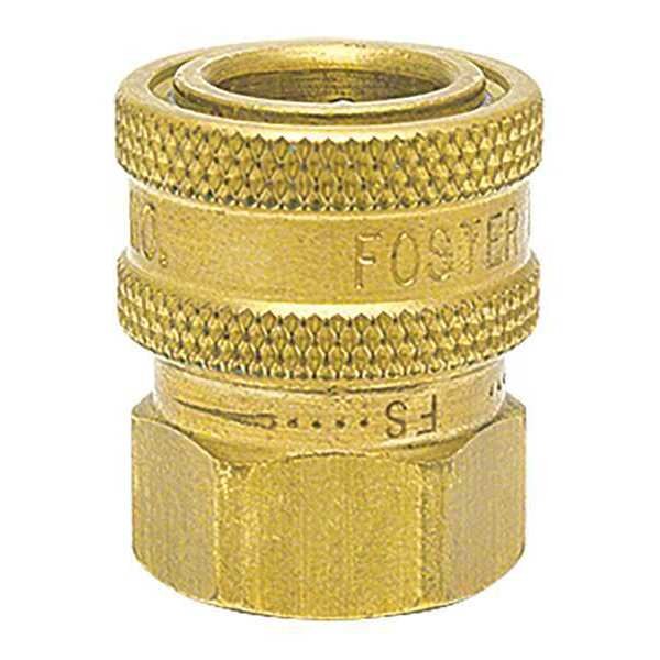 Straight-Thru Brass Socket, 1/8\u0022 FPT