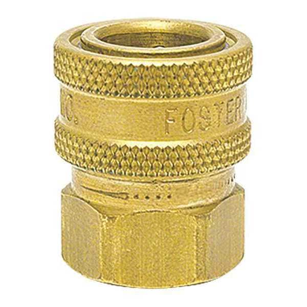 Brass Socket, Straight Thru 1/2\u0022 FPT