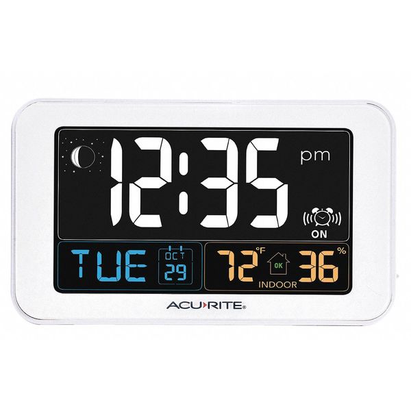 Intelli-Time Alarm Clock, w/Indoor Temp