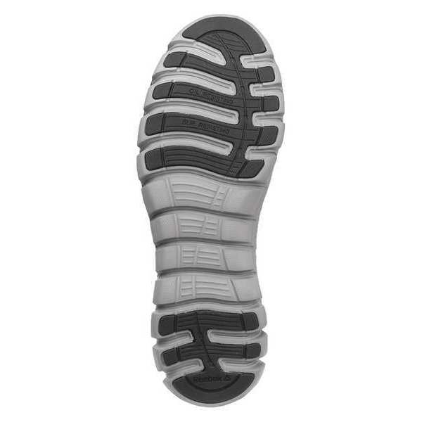 Size 7W Men's Athletic Shoe Alloy Work Shoe, Black