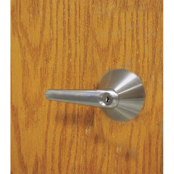 Door Lever Lockset, Cylindrical, Mech