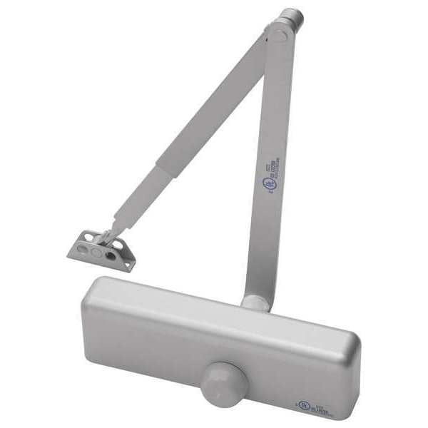 Manual Hydraulic Yale 1100 Door Closer Heavy Duty Interior and Exterior, Silver