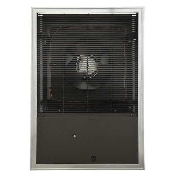 Recessed Electric Wall-Mount Heater, Recessed, 5000 W, 208V AC
