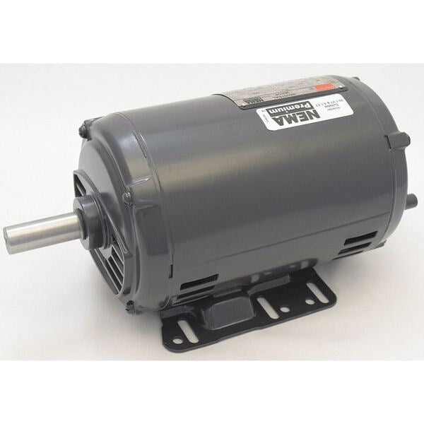 3-Phase General Purpose Motor, 3 HP, 143/5T Frame, 208-230/460V AC Voltage, 3,485 Nameplate RPM