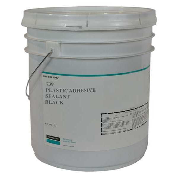 Sealant, 910 oz, Pail, Black, Silicone Elastomer Base