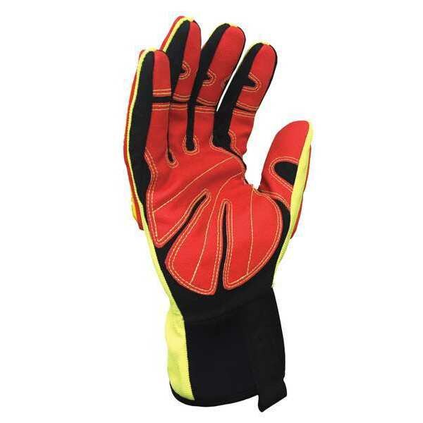 Impact Gloves, Size 2XL, Green, PR