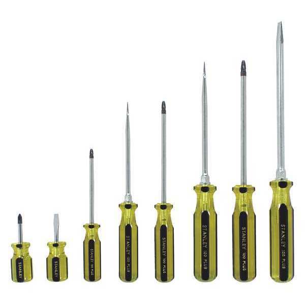 Screwdriver Set, 8 pcs, Acetate Handle