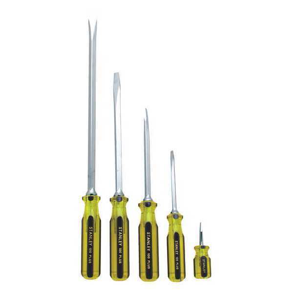 Screwdriver Set, Acetate Handle, 5 pcs
