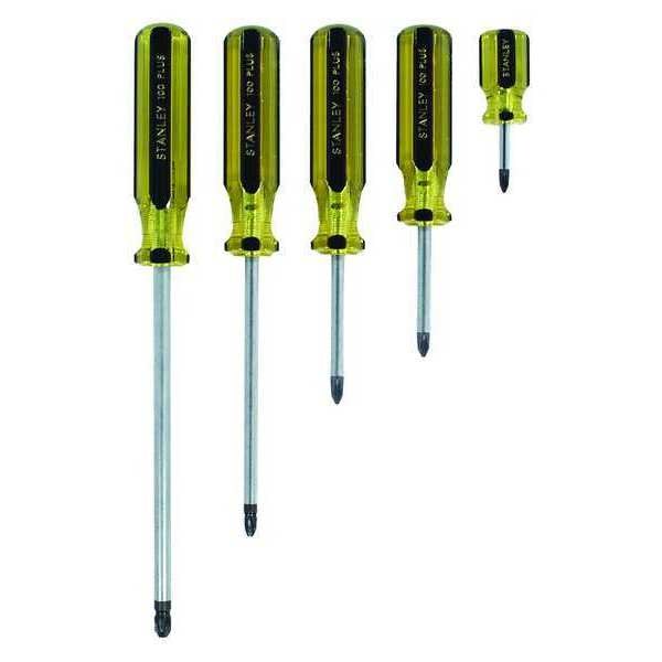 Screwdriver Set, 5 Pcs., Acetate Handle